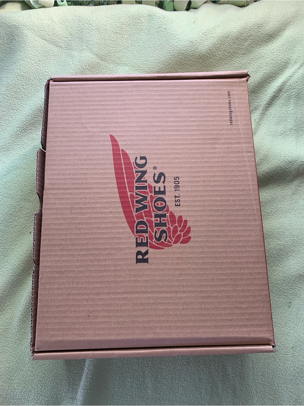 New in box Red Wing Shoes Brown Men's 6-Inch Waterproof Safety Toe Boot - Picture 3 of 10